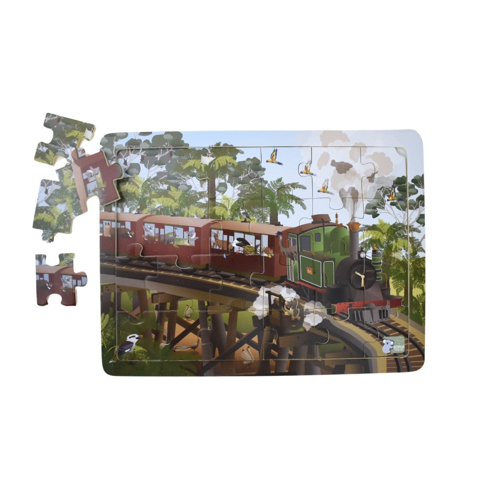 Outback Express - Australian Animals Train Jigsaw - 24 Pcs