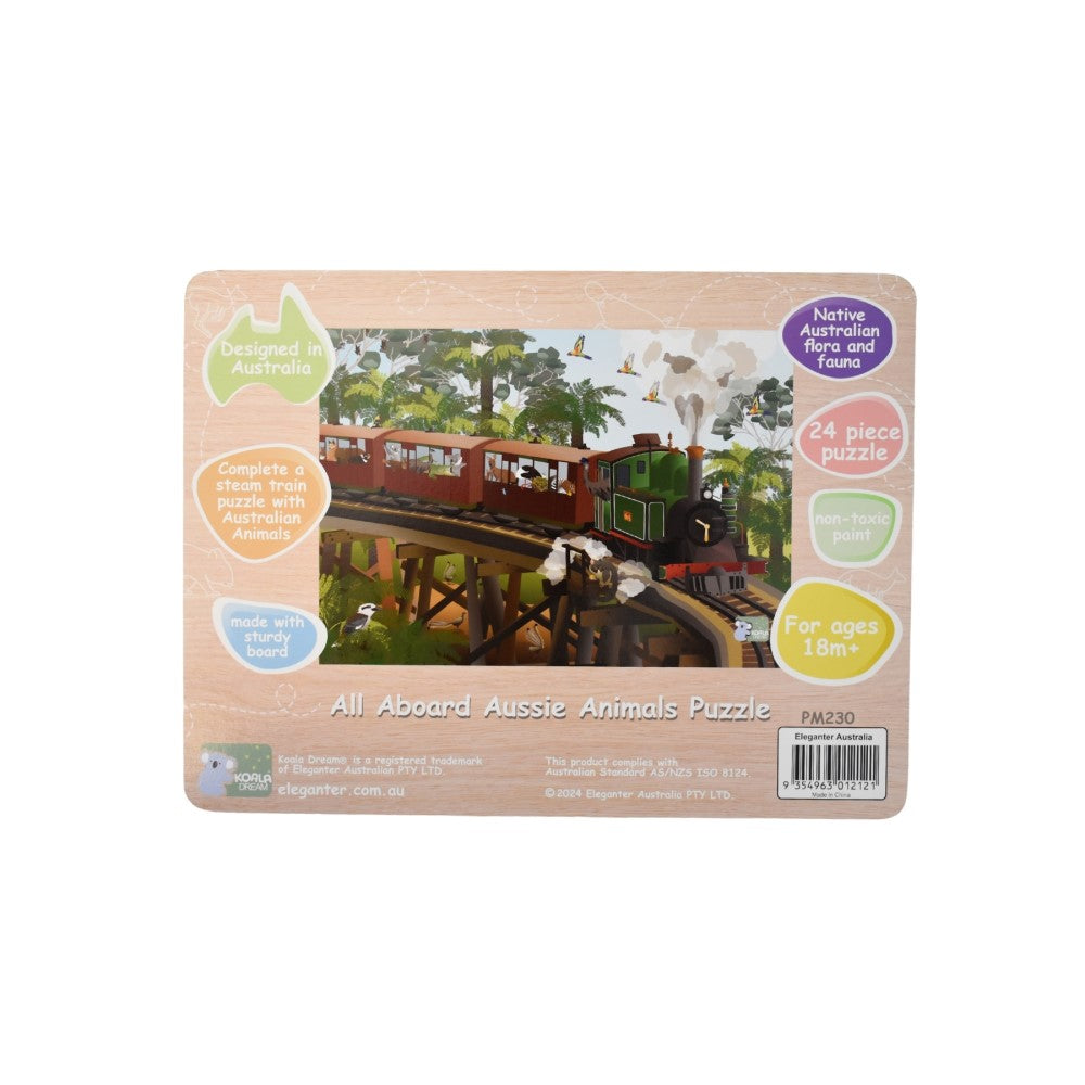Outback Express - Australian Animals Train Jigsaw - 24 Pcs