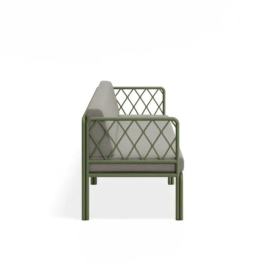 Outdoor Green 4-Seater Sofa - Granite Grey