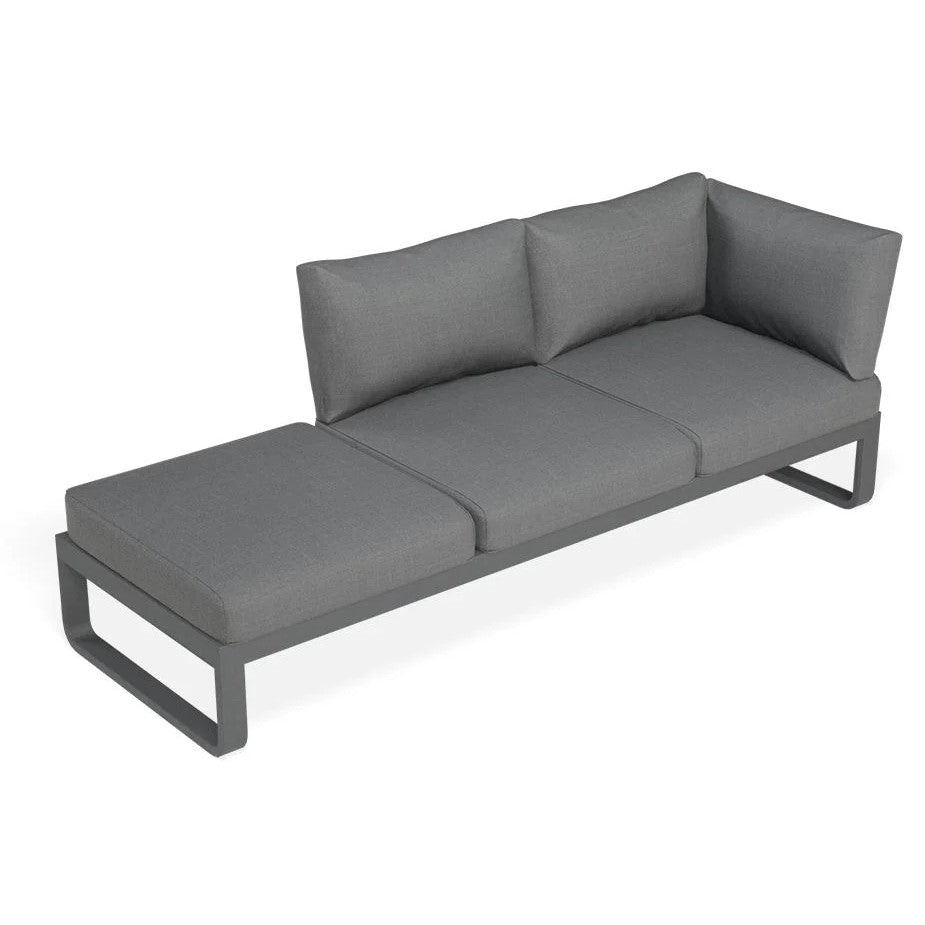 Contemporary Metal 3-Seater Sofa (Available in 2 colors)