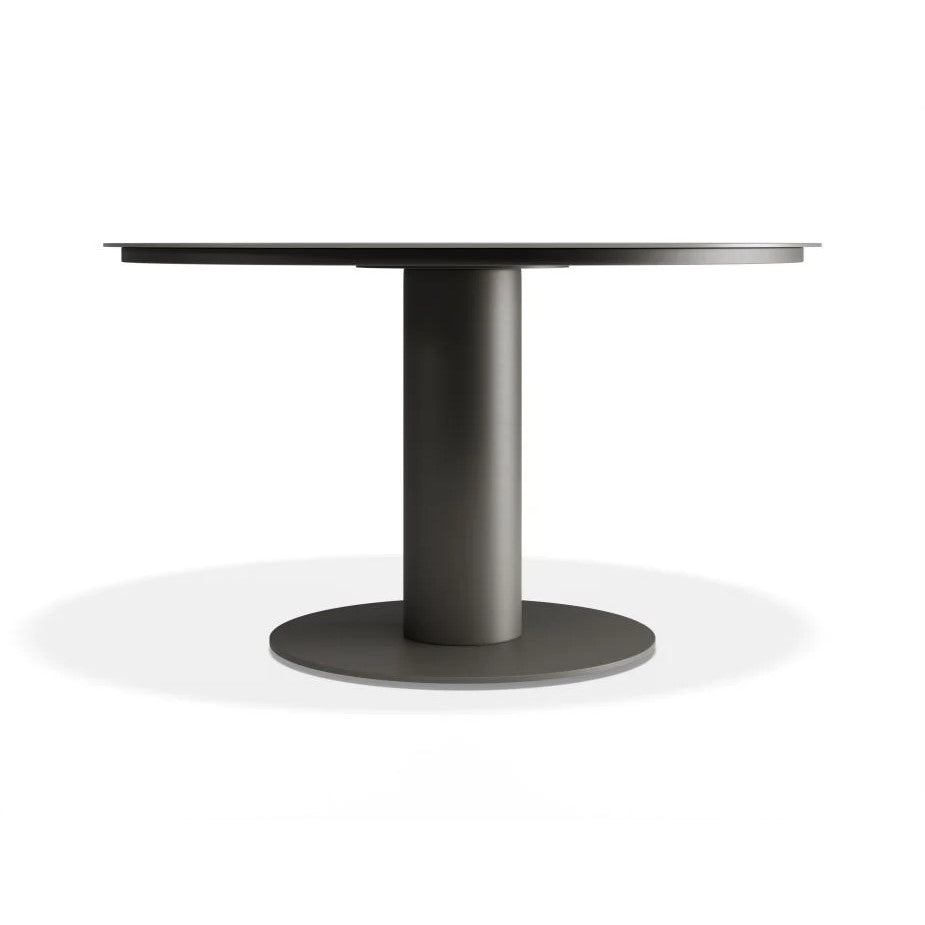 Outdoor Low Ceramic Top Dining Table - Urban Grey - 120cms