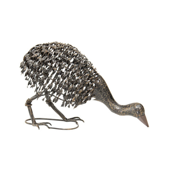 Outdoor Metal Decor Emu Chicks Set of 3