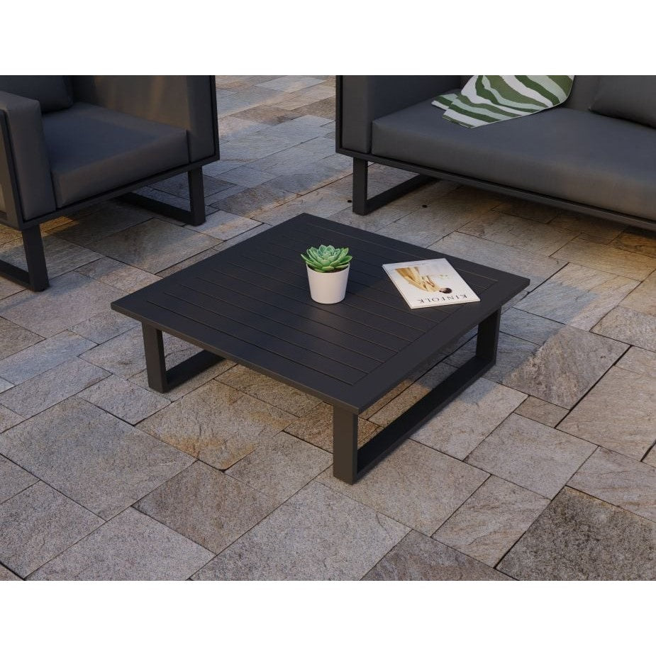 Outdoor Oasis Metal Coffee Table (Available in 2 colors)