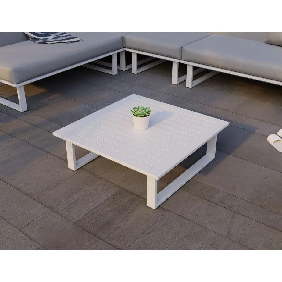Outdoor Oasis Metal Coffee Table (Available in 2 colors)