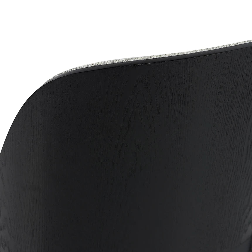 Padded Elegance Dining Chair - Silver Grey (Set of 2)