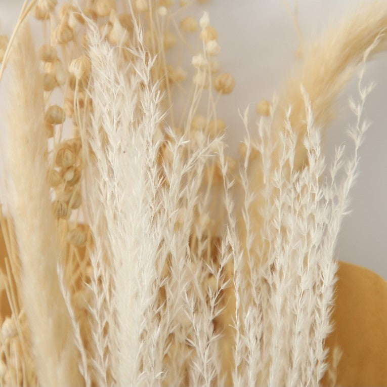 Paper Wrapped Dried Grass Bouquet Delight