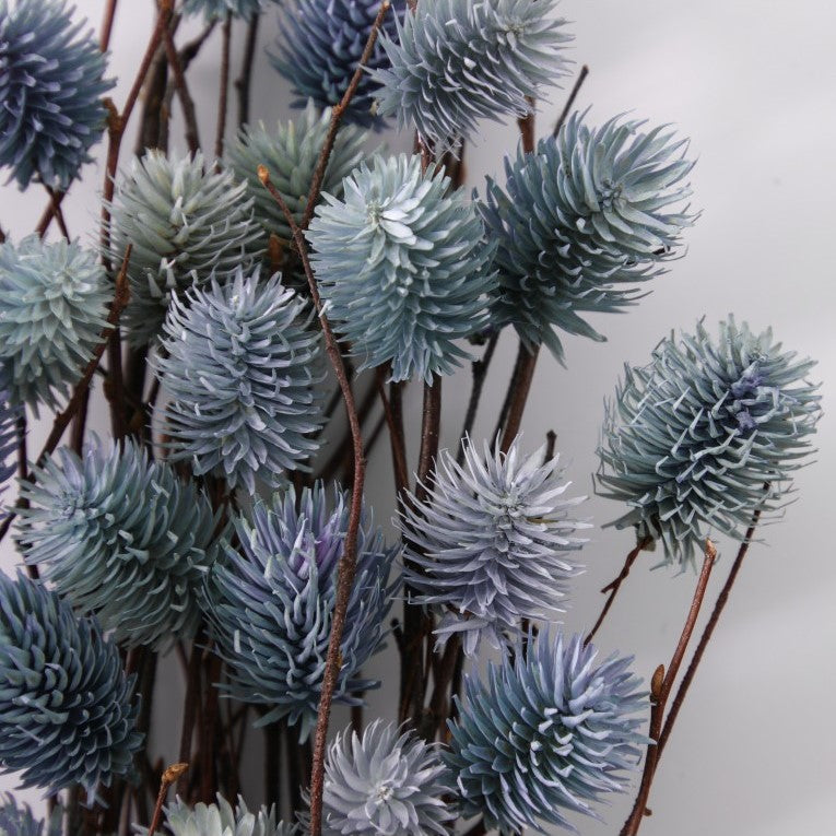 Paper Wrapped Large Botanical Dried Thistle (Available in 4 Colors)