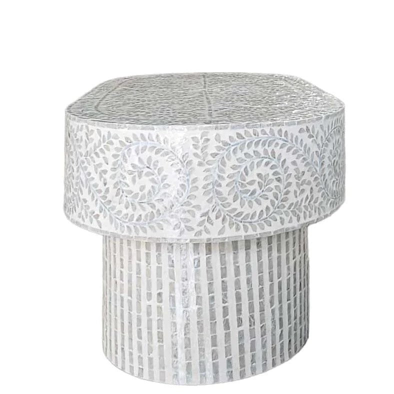 Pearlescent Oval Serenity Coffee Table