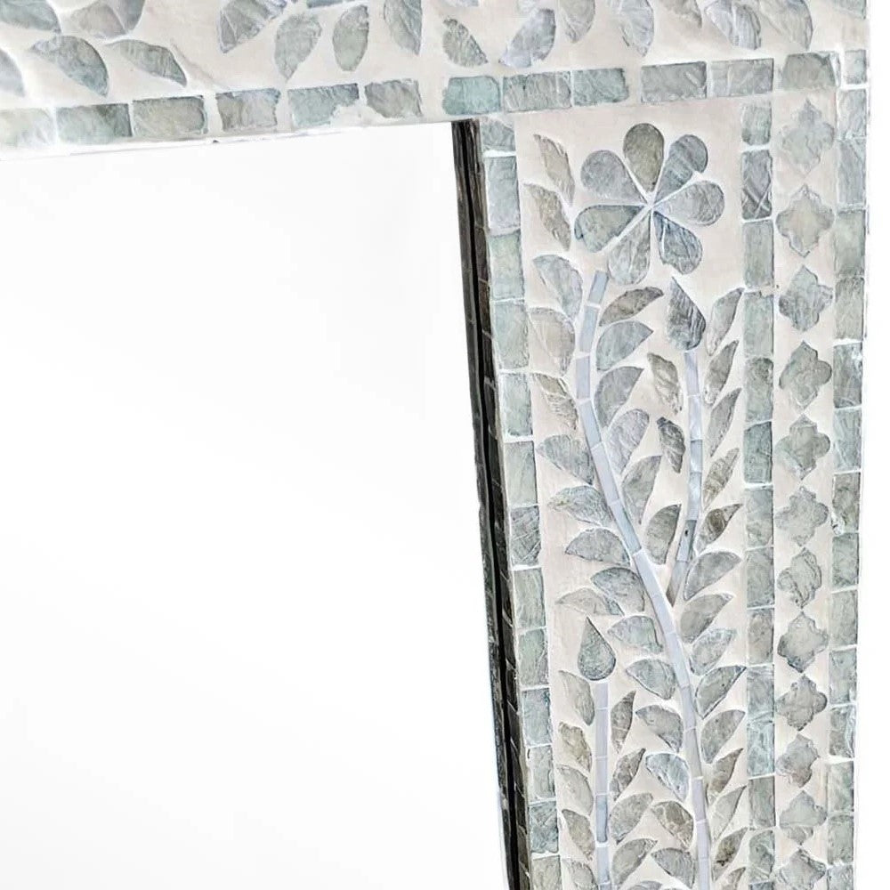 Pearlescent Tranquility Wall Mirror 120 x 70cms