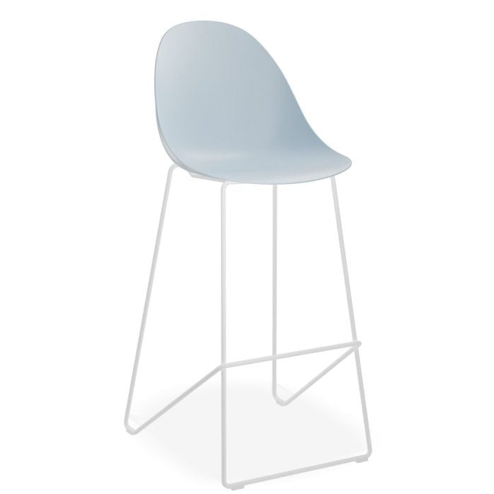 Pebble Harmony White Base Stool 75cms (Available in 4 Colors)