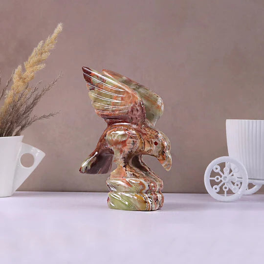 Perfect Display Marble Eagle Figurine 15cms - Available in 4 Colors