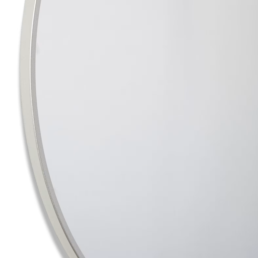 Perfect Living Room Wall Mirror White - 90 x 90cms