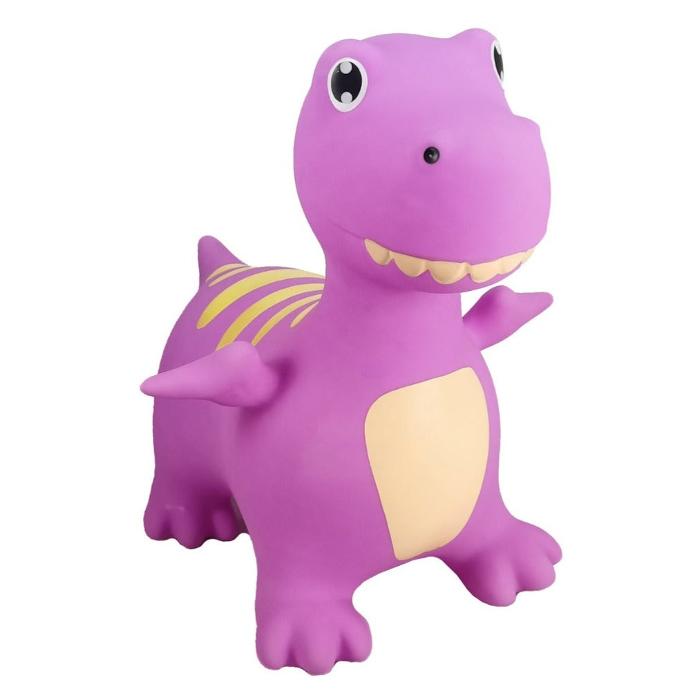 Inflatable Outdoor Bouncy Rider - Periwinkle The T-Rex