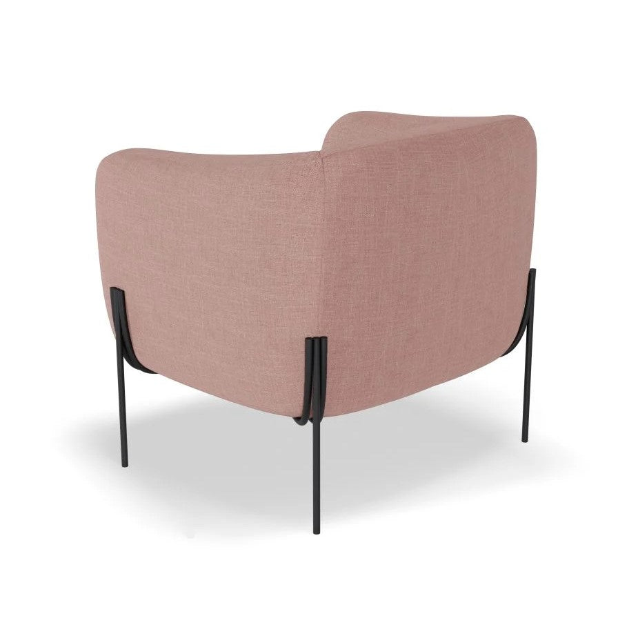 Personal Space Pink Single Seater Sofa (Available in 3 Frame Colors)