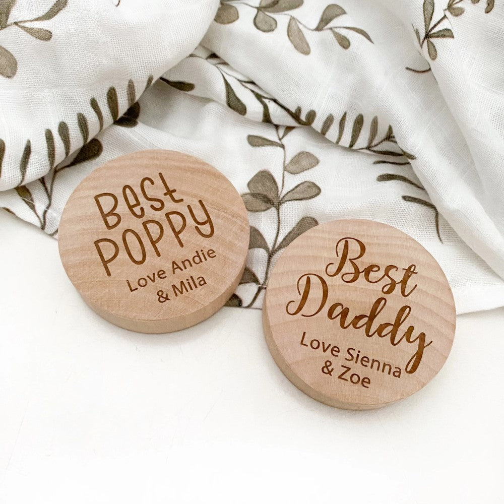 Personalised Magnetic Timber Bottle Opener (Choose from 3 Designs)