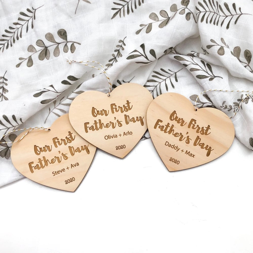 Personalised Milestone Plaque - Our First Father's Day