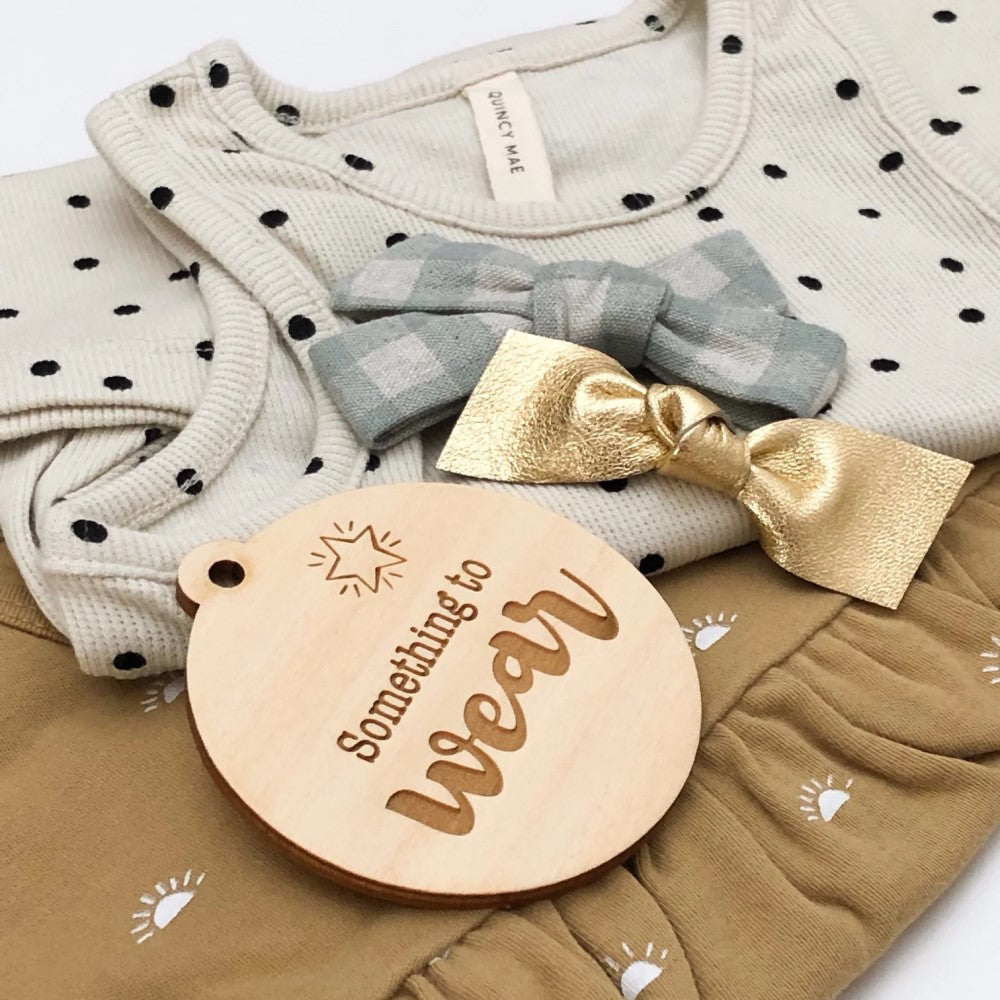 Personalised Simplicity Set of 4 Wooden Gift Tags - Star Design