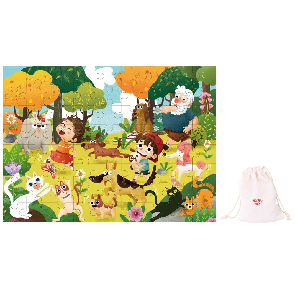 Pets Park Wooden Jigsaw Puzzle 72 Pcs