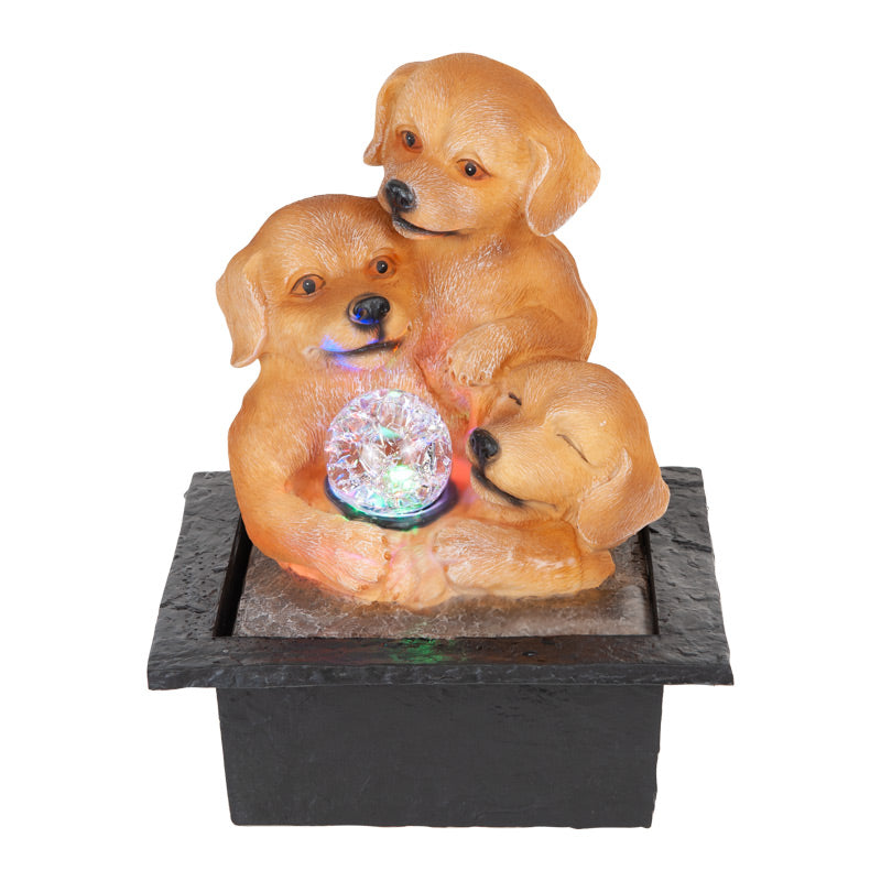 Playful Puppies Polyresin Tabletop Decor