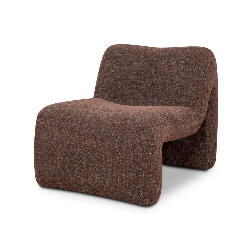 Plush Fabric Comfort Lounge Chair - Moss Brown
