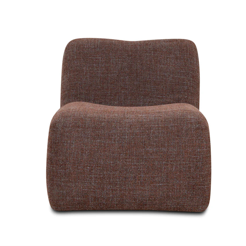 Plush Fabric Comfort Lounge Chair - Moss Brown