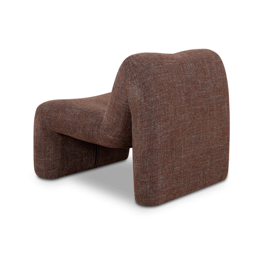 Plush Fabric Comfort Lounge Chair - Moss Brown