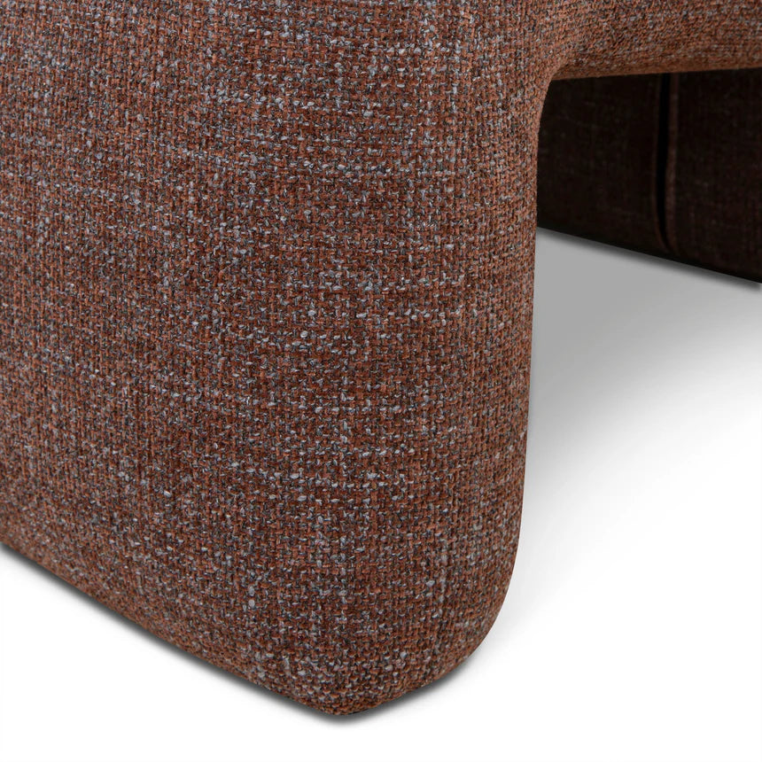 Plush Fabric Comfort Lounge Chair - Moss Brown