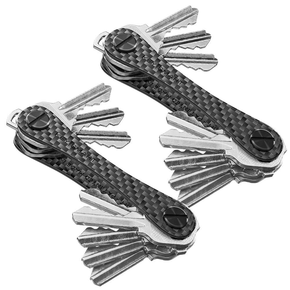 Pocket Compact Key Holder and Keychain Organiser - Set of 2