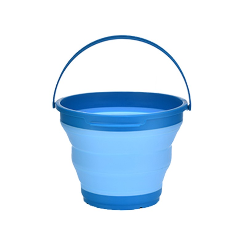 Polypropylene Foldable Bucket - Blue
