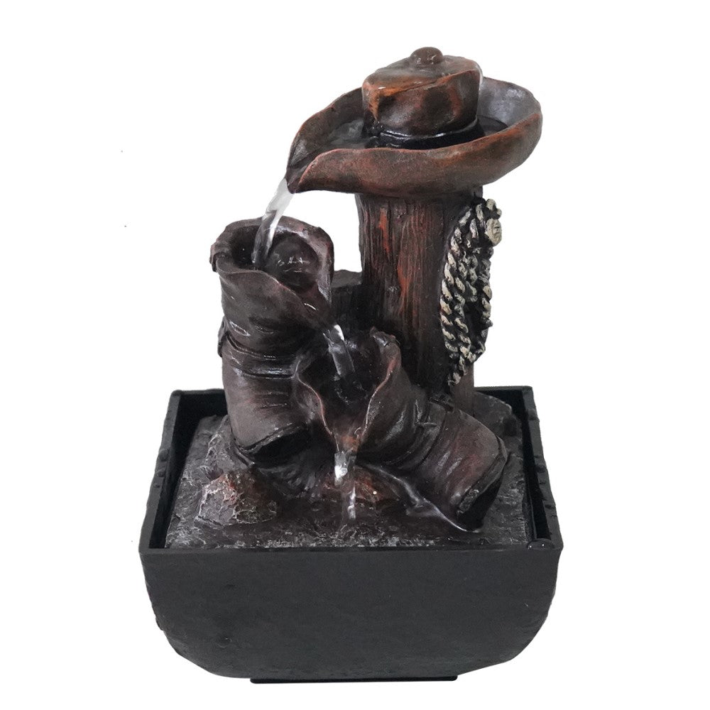 Polyresin Aussie Rancher Tabletop Decor