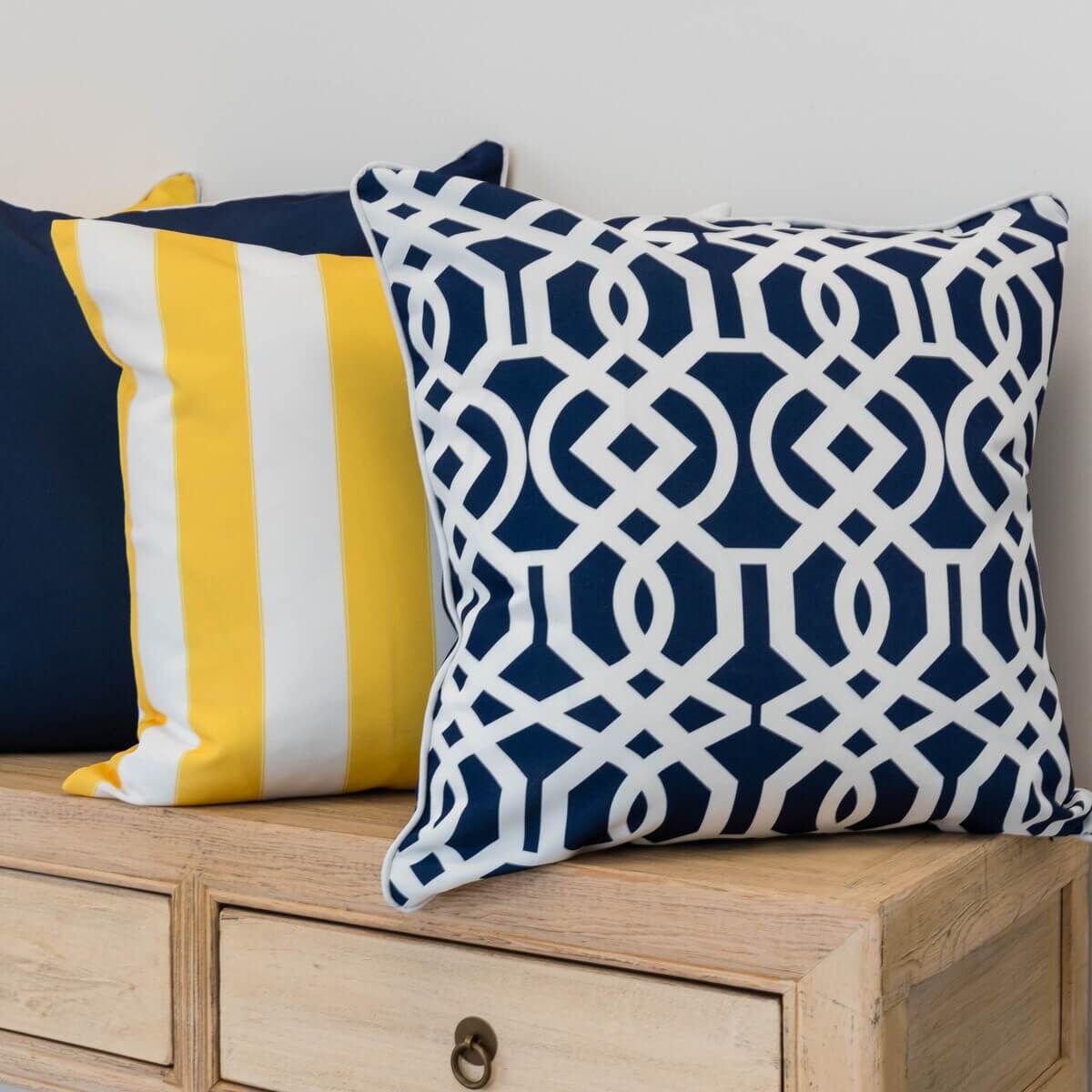 Portofino 50x50cm Indoor/Outdoor Cushion Cover - Navy