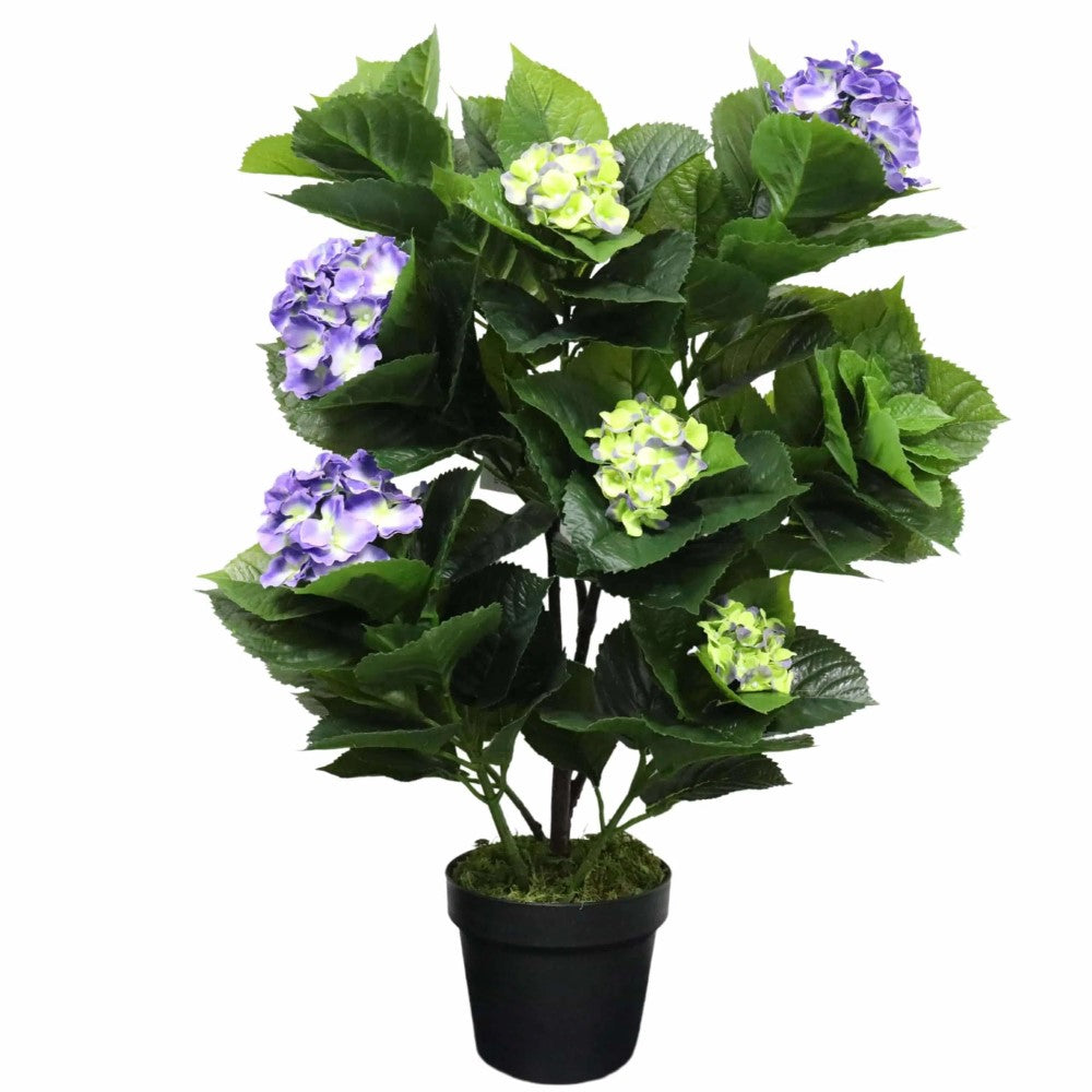 Potted Artificial Hydrangea 74cms