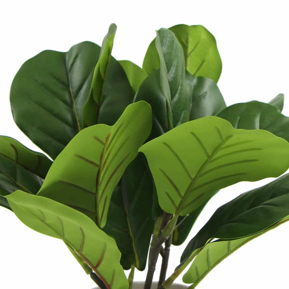 Potted Dense Artificial Fiddle Leaf Fig 37cms
