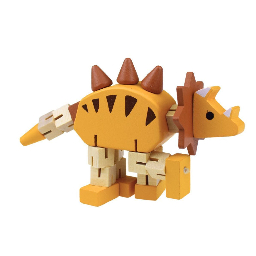 Prehistoric Play - Wooden Flexi Dino - Set of 3