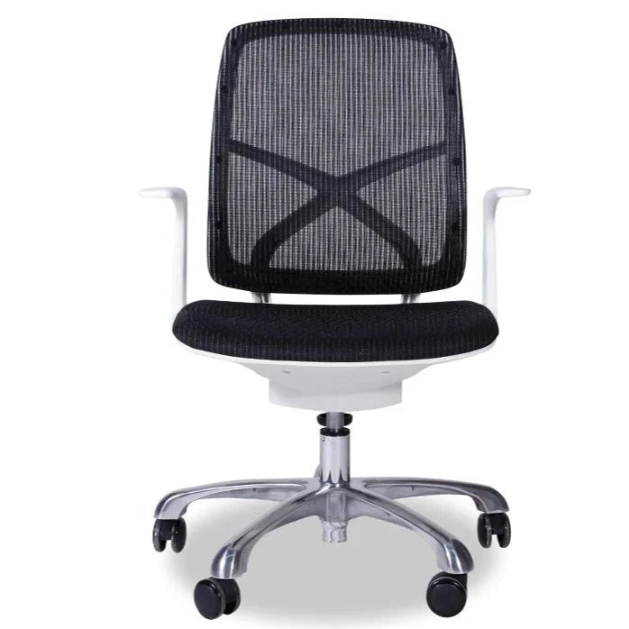 Professional Low Back White Office Chair