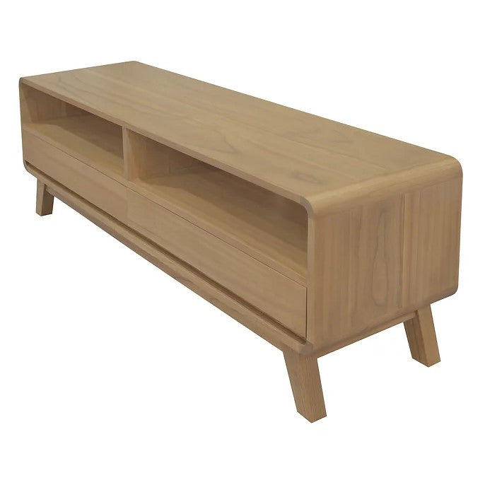Providence 2 Drawer Entertainement Unit - Natural
