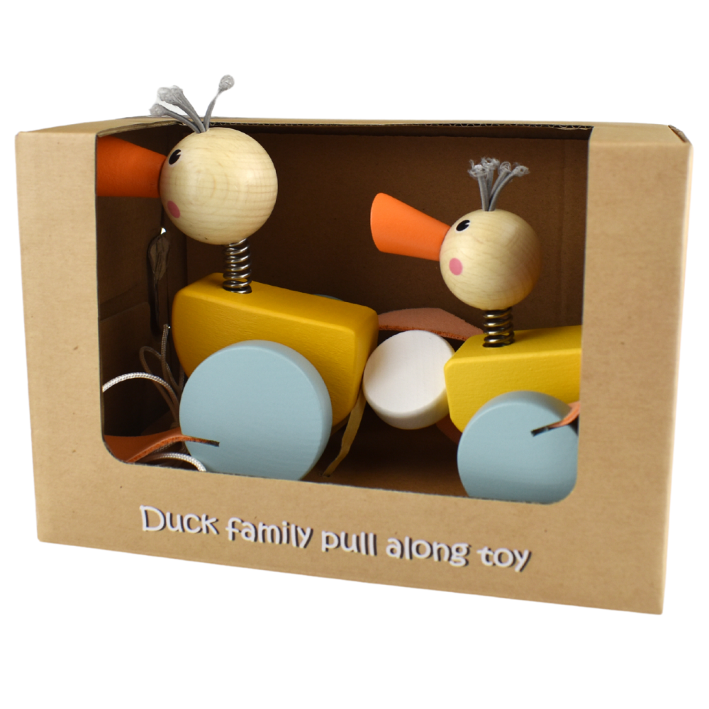 Toddlers' Wooden Pull Along Toy Ducks