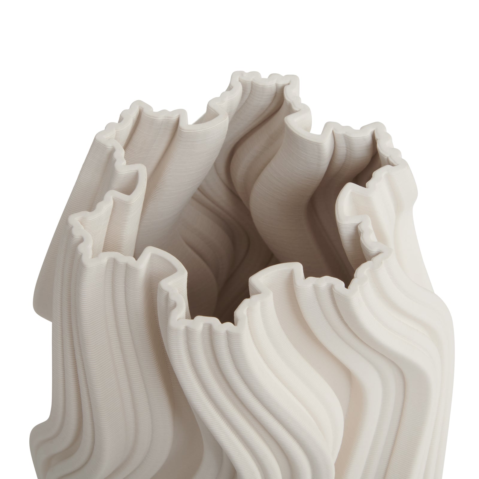 Pure Elegance Ceramic Vase 30cms - White