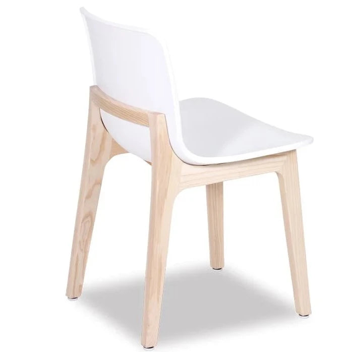 Pure Elegance Wooden Dining Chair (Available in 5 Colors)