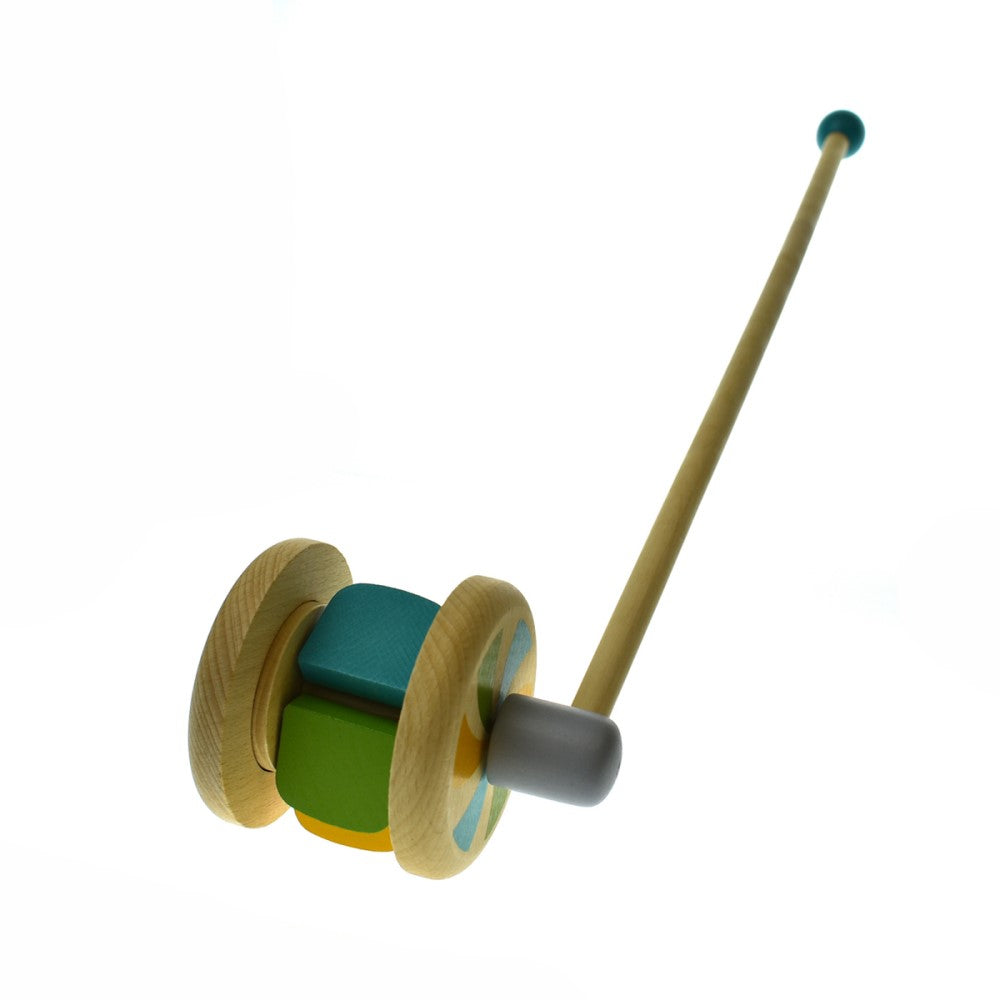 Push Along Wooden Olive Tumbler