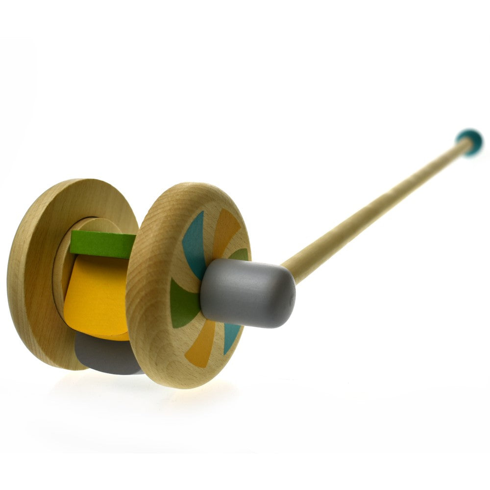 Push Along Wooden Olive Tumbler