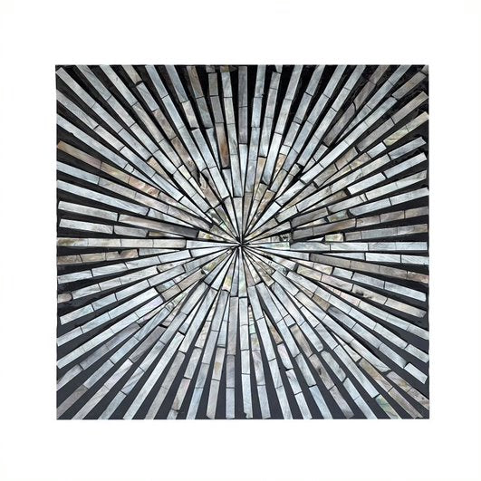 Pyramid Pearl Radiance Handmade Side Table