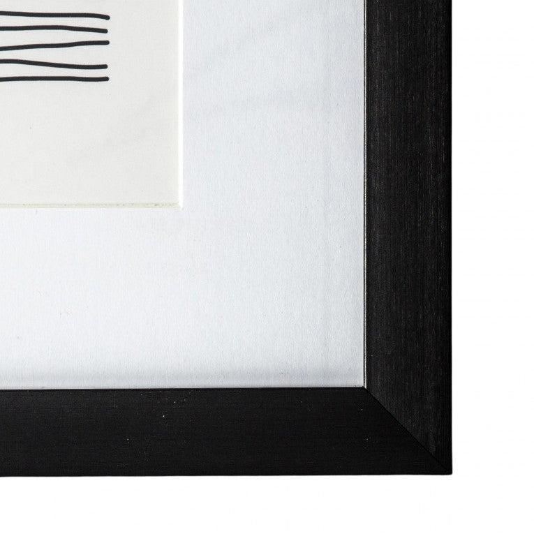 Quadruplicate Etched Framed Prints Set of 4