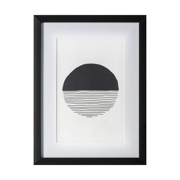 Quadruplicate Etched Framed Prints Set of 4