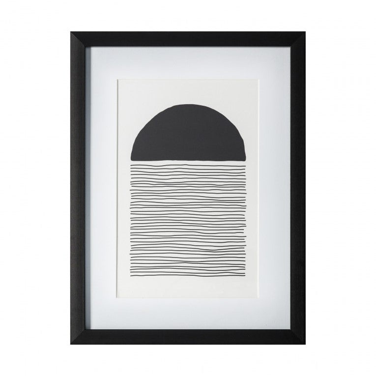 Quadruplicate Etched Framed Prints Set of 4