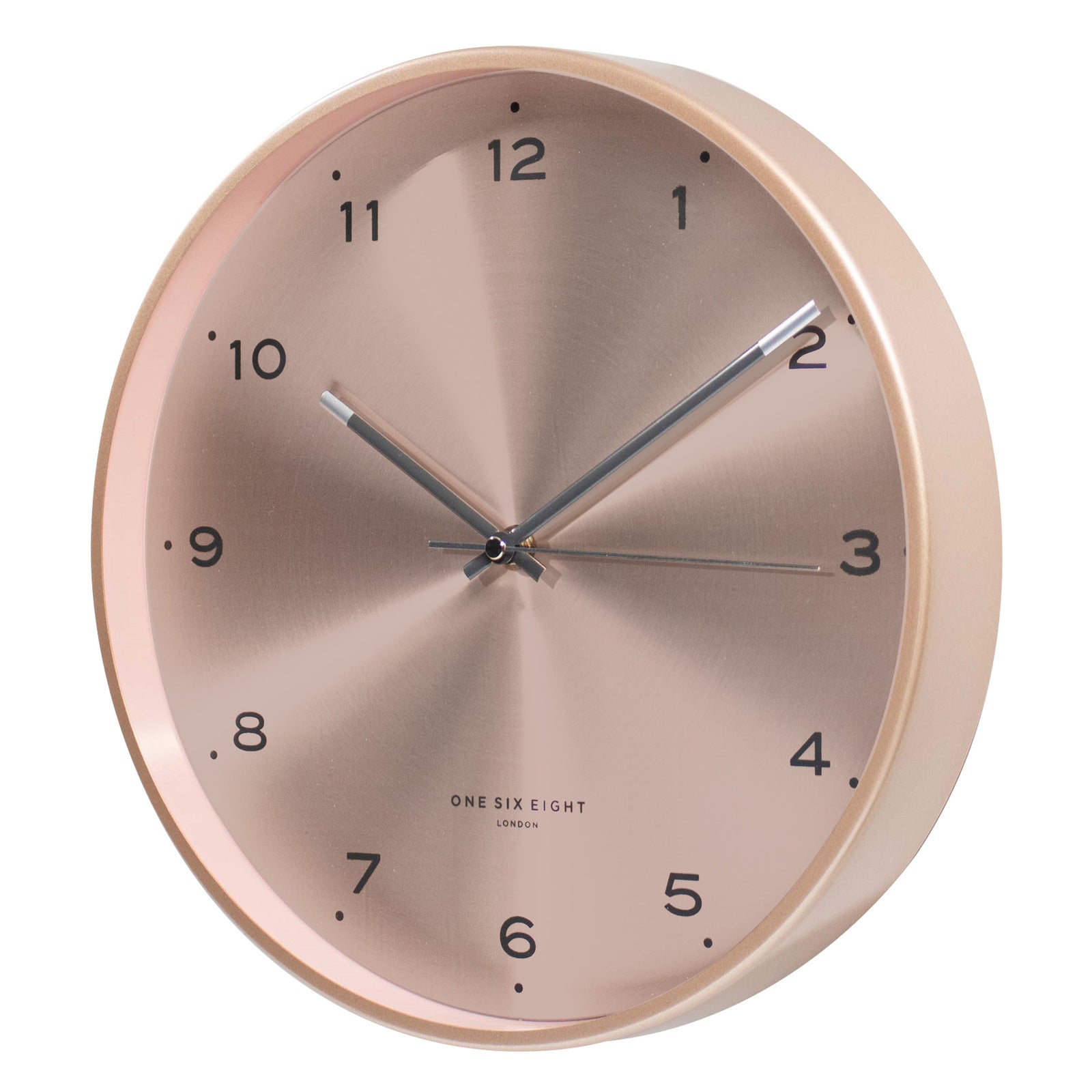 Quantum Quest Round Wall Clock 30cms - Blush