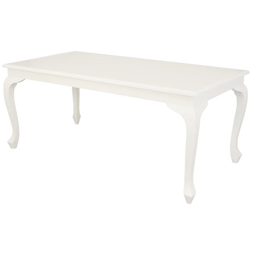 Queen Anne Vintage-Inspired Dining Table - 180cms