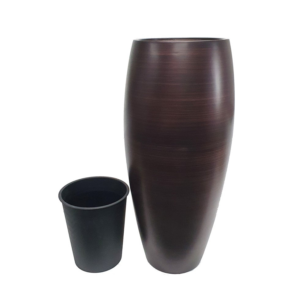 Radiant Brown Lines Indoor Planter Pot (Available in 2 Sizes)