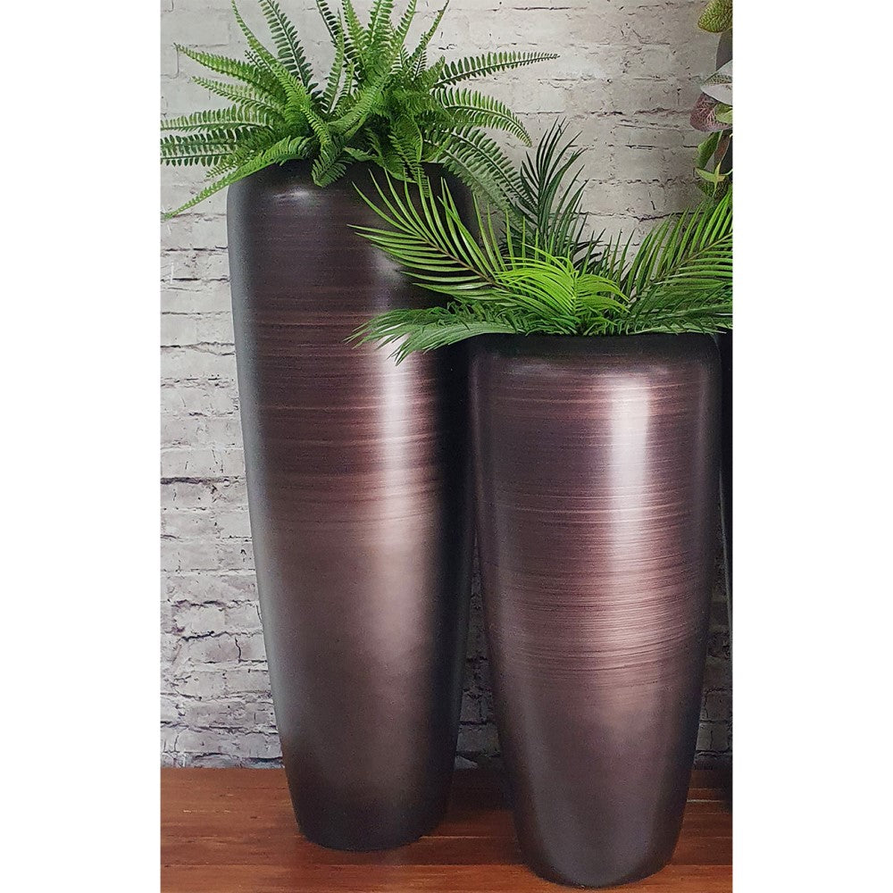 Radiant Brown Lines Indoor Planter Pot (Available in 2 Sizes)