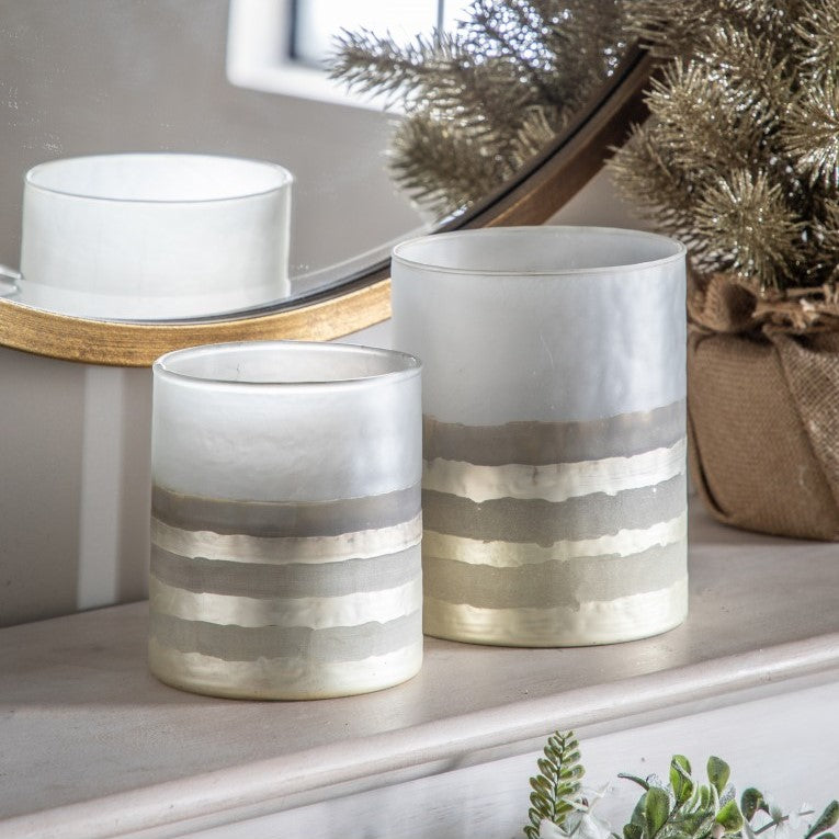 Radiant Glow In Glass Candle Holder (Available in 2 Sizes)